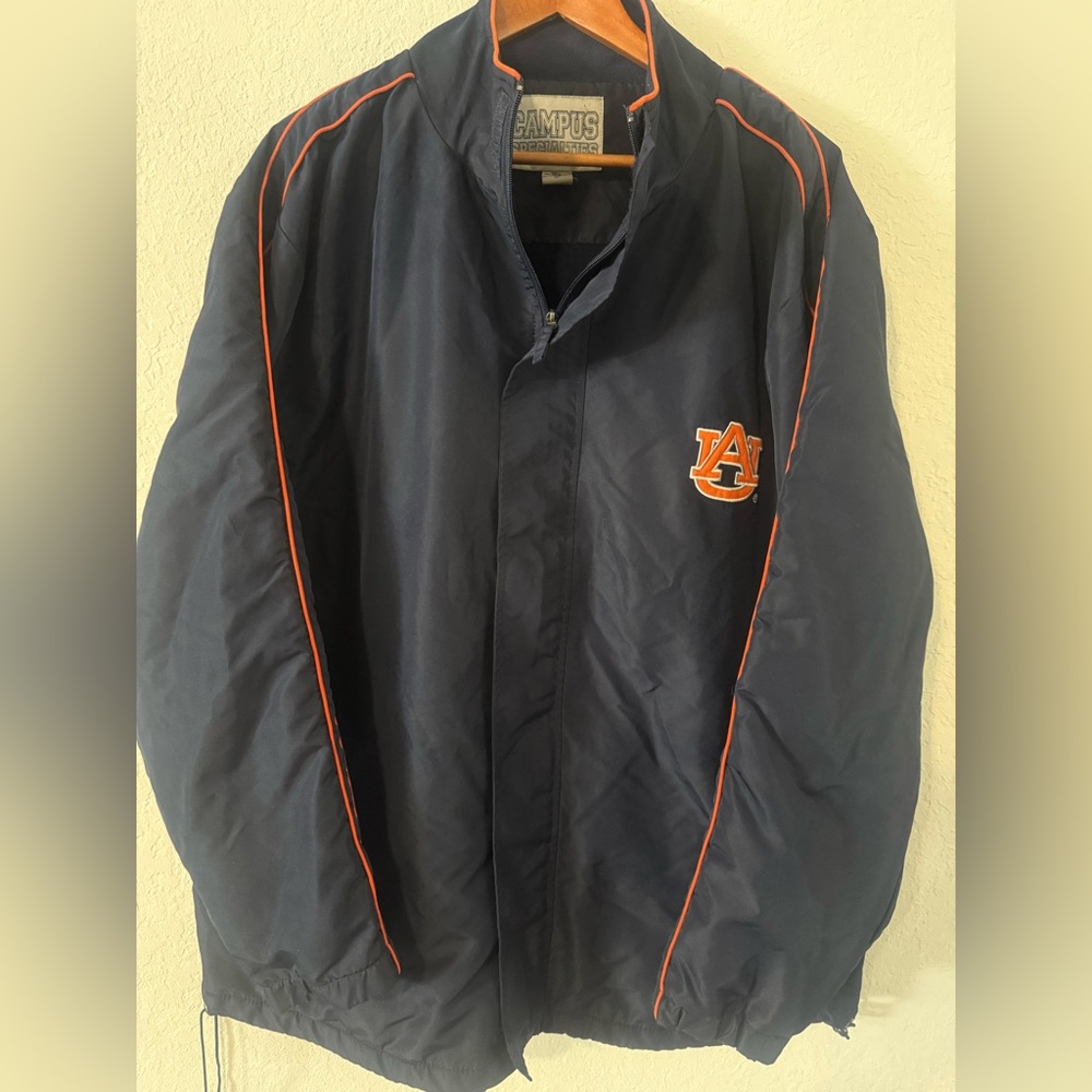 Auburn Tigers Navy Blue Jacket with Orange Accents (campus specialties) Men’s XL